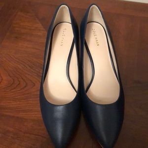 cole haan blue pumps